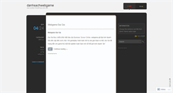 Desktop Screenshot of danhsachwebgame.wordpress.com