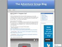 Tablet Screenshot of cbcadventure.wordpress.com