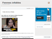 Tablet Screenshot of lesfemmesinfideles.wordpress.com