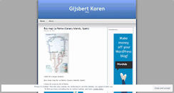 Desktop Screenshot of gijsbertkoren.wordpress.com
