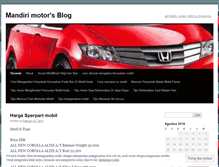 Tablet Screenshot of mandirimotor.wordpress.com