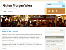 Tablet Screenshot of gutenmorgenwien.wordpress.com