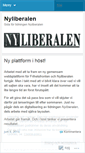 Mobile Screenshot of nyliberalen.wordpress.com