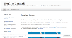 Desktop Screenshot of hughoconnell.wordpress.com