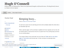 Tablet Screenshot of hughoconnell.wordpress.com