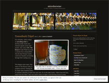 Tablet Screenshot of microbrewme.wordpress.com