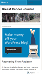 Mobile Screenshot of cancerjournal.wordpress.com