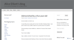 Desktop Screenshot of alicedesigns.wordpress.com