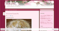 Desktop Screenshot of bethmariesrecipes.wordpress.com