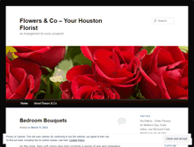 Tablet Screenshot of houstonflowers.wordpress.com