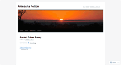 Desktop Screenshot of ameeshafelton.wordpress.com