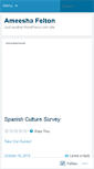Mobile Screenshot of ameeshafelton.wordpress.com