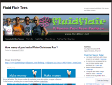 Tablet Screenshot of fluidflair.wordpress.com