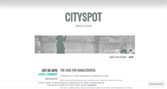 Desktop Screenshot of mycityspot.wordpress.com