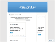 Tablet Screenshot of anracorp.wordpress.com