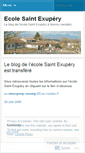 Mobile Screenshot of ecolesaintexupery.wordpress.com