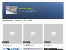 Tablet Screenshot of keelanfoleydpp.wordpress.com