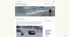 Desktop Screenshot of anoutdoorlife.wordpress.com
