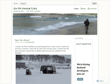 Tablet Screenshot of anoutdoorlife.wordpress.com