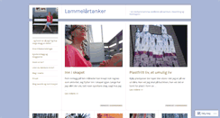 Desktop Screenshot of lammelaartanker.wordpress.com