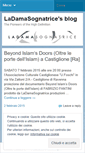 Mobile Screenshot of ladamasognatrice.wordpress.com