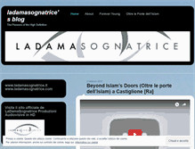 Tablet Screenshot of ladamasognatrice.wordpress.com