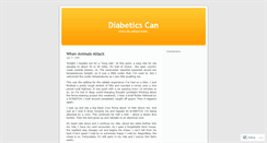 Desktop Screenshot of diabeticscan.wordpress.com