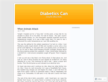 Tablet Screenshot of diabeticscan.wordpress.com