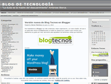 Tablet Screenshot of blogtecnologos.wordpress.com
