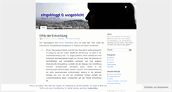 Desktop Screenshot of eingebloggt.wordpress.com
