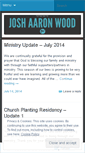 Mobile Screenshot of joshaaronwood.wordpress.com
