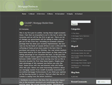 Tablet Screenshot of mortgagediaries.wordpress.com