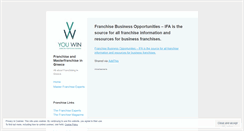 Desktop Screenshot of masterfranchising.wordpress.com