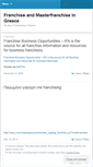 Mobile Screenshot of masterfranchising.wordpress.com