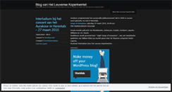 Desktop Screenshot of hetleuvensekoperkwintet.wordpress.com
