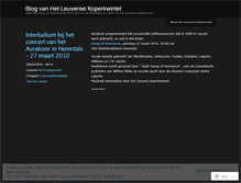 Tablet Screenshot of hetleuvensekoperkwintet.wordpress.com