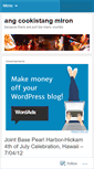 Mobile Screenshot of cookistangmiron.wordpress.com