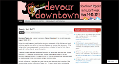 Desktop Screenshot of devourdowntown.wordpress.com