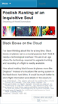 Mobile Screenshot of foolishblog.wordpress.com