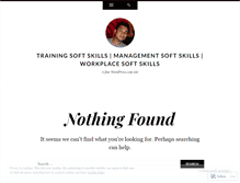 Tablet Screenshot of onlinesoftskills.wordpress.com