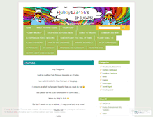 Tablet Screenshot of flubby123456.wordpress.com