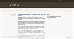 Desktop Screenshot of pewtyfooty.wordpress.com
