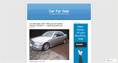 Desktop Screenshot of carforsale.wordpress.com