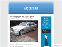 Tablet Screenshot of carforsale.wordpress.com