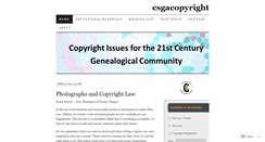 Desktop Screenshot of csgacopyright.wordpress.com