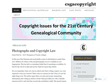 Tablet Screenshot of csgacopyright.wordpress.com