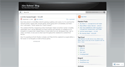 Desktop Screenshot of alexrubens.wordpress.com