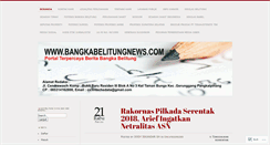 Desktop Screenshot of beritabangka.wordpress.com