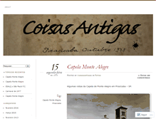 Tablet Screenshot of coisasantigas.wordpress.com