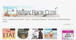 Desktop Screenshot of nerdybookclub.wordpress.com